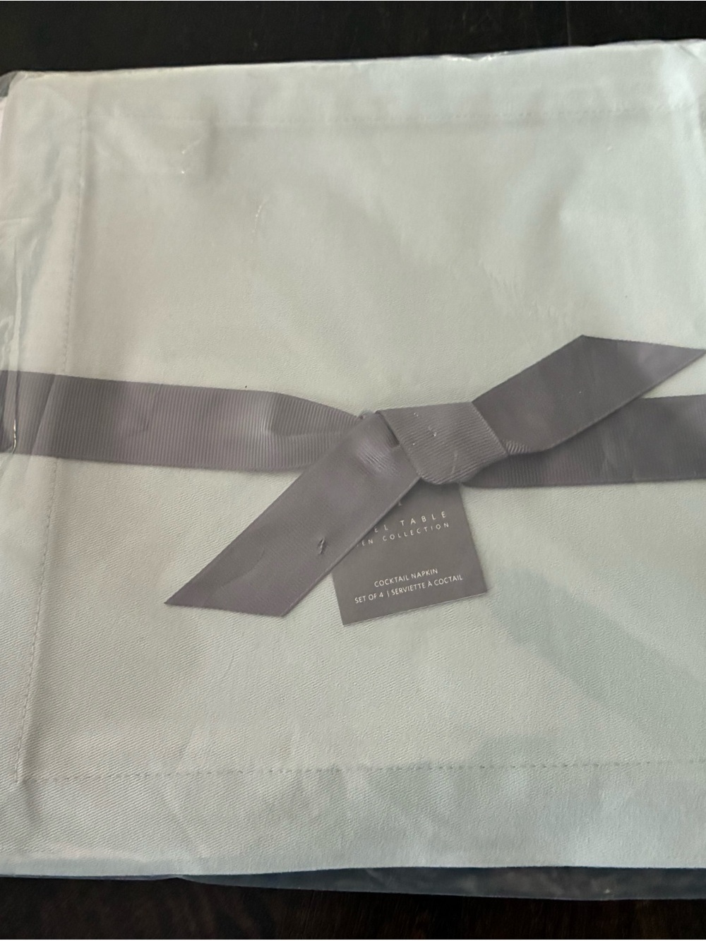 🦋New Restoration Hardware Light Silver Sage Napkins
